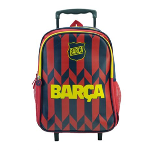 ست 12 در 1 کوله پشتی چرخدار 40 سانتی بارسلونا مدل Rainbow Max - Backpack - Trolly Bag - Promotion Items 12 in 1 - FC Barcelona _کیف مدرسه
